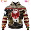 NHL Boston Bruins Specialized Unisex Kits Remember Pearl Harbor 3D Hoodie