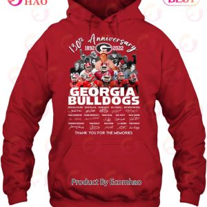 130th Anniversary 1982 – 2022 Georgia Bulldogs Thank You For The Memories T-Shirt