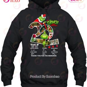 How The Grinch Stole Christmas 22 Years Of 2000 – 2022 Thank You For The Memories T-Shirt