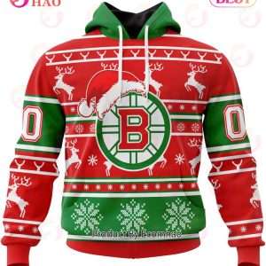 NHL Boston Bruins Specialized Unisex Christmas Is Coming 3D Hoodie