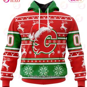 NHL Calgary Flames Specialized Unisex Christmas Is Coming 3D Hoodie