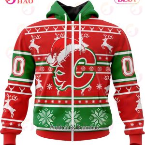 NHL Calgary Flames Specialized Unisex Christmas Is Coming 3D Hoodie