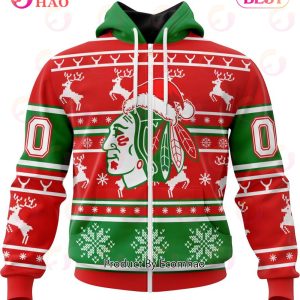 NHL Chicago BlackHawks Specialized Unisex Christmas Is Coming 3D Hoodie