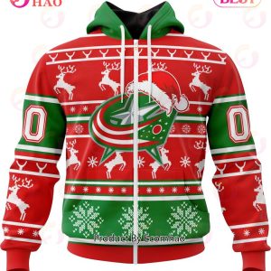 NHL Columbus Blue Jackets Specialized Unisex Christmas Is Coming 3D Hoodie