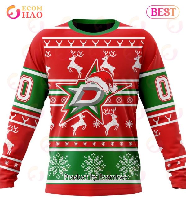 NHL Dallas Stars Specialized Unisex Christmas Is Coming 3D Hoodie