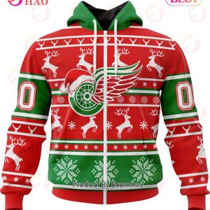 NHL Detroit Red Wings Specialized Unisex Christmas Is Coming 3D Hoodie