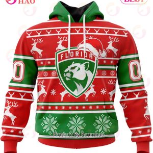 NHL Florida Panthers Specialized Unisex Christmas Is Coming 3D Hoodie