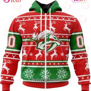 NHL Nashville Predators Specialized Unisex Christmas Is Coming 3D Hoodie