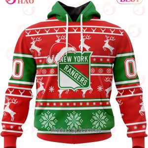 NHL New York Rangers Specialized Unisex Christmas Is Coming 3D Hoodie