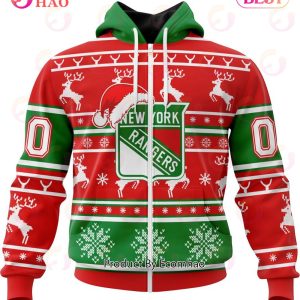 NHL New York Rangers Specialized Unisex Christmas Is Coming 3D Hoodie