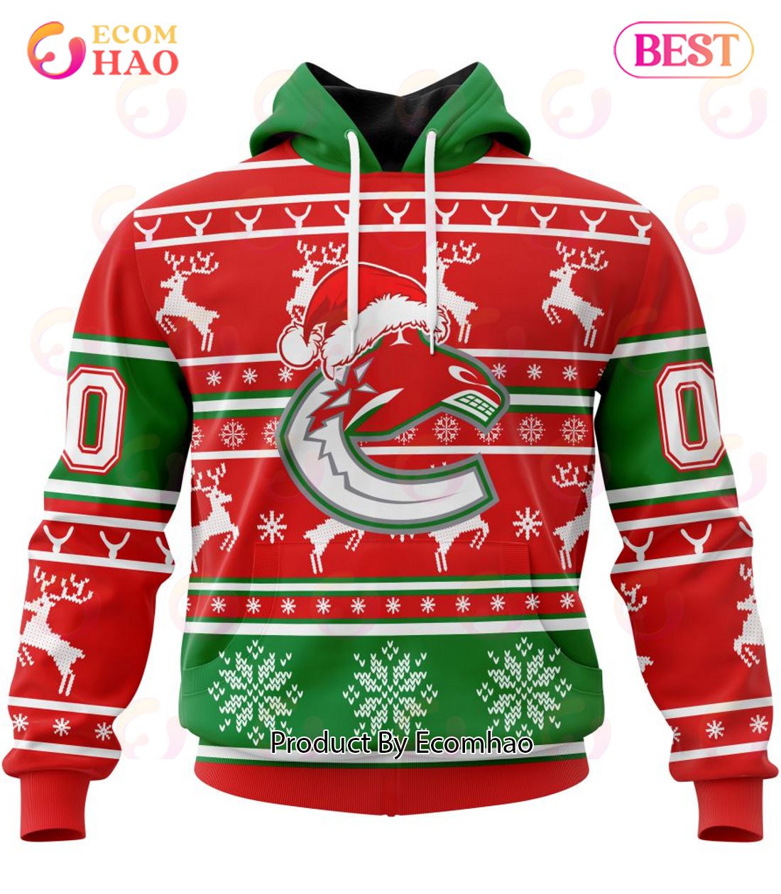 NHL Vancouver Canucks Specialized Unisex Christmas Is Coming 3D Hoodie