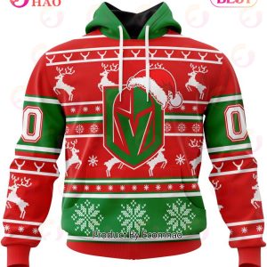 NHL Vegas Golden Knights Specialized Unisex Christmas Is Coming 3D Hoodie