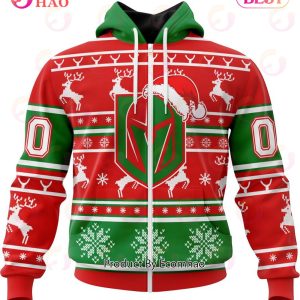 NHL Vegas Golden Knights Specialized Unisex Christmas Is Coming 3D Hoodie