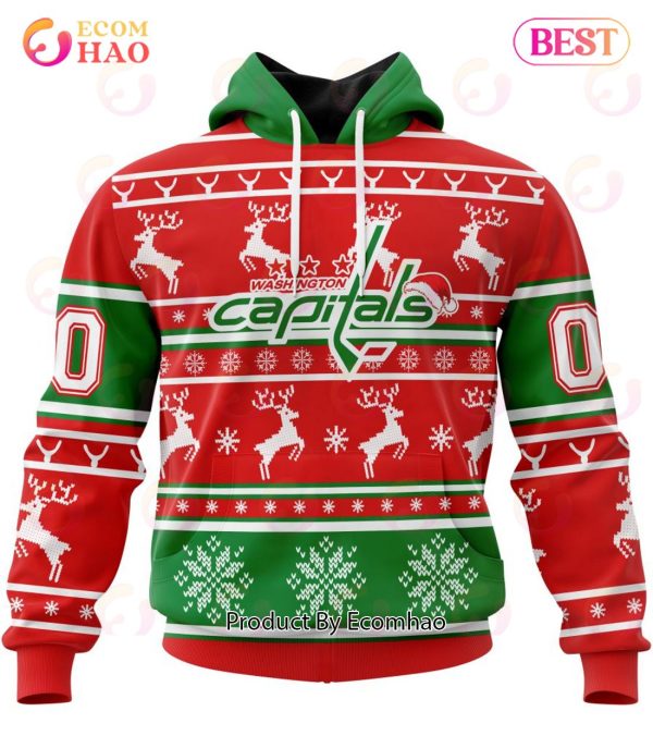 NHL Washington Capitals Specialized Unisex Christmas Is Coming 3D Hoodie