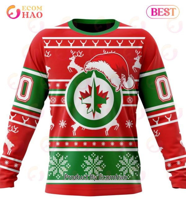 NHL Winnipeg Jets Specialized Unisex Christmas Is Coming 3D Hoodie