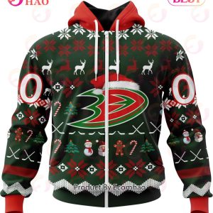 NHL Anaheim Ducks Specialized Christmas Design Gift For Fans 3D Hoodie