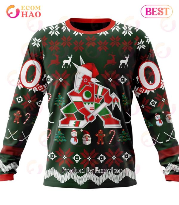 NHL Arizona Coyotes Specialized Christmas Design Gift For Fans 3D Hoodie