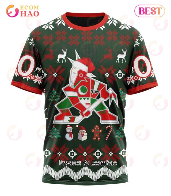 NHL Arizona Coyotes Specialized Christmas Design Gift For Fans 3D Hoodie