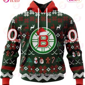 NHL Boston Bruins Specialized Christmas Design Gift For Fans 3D Hoodie