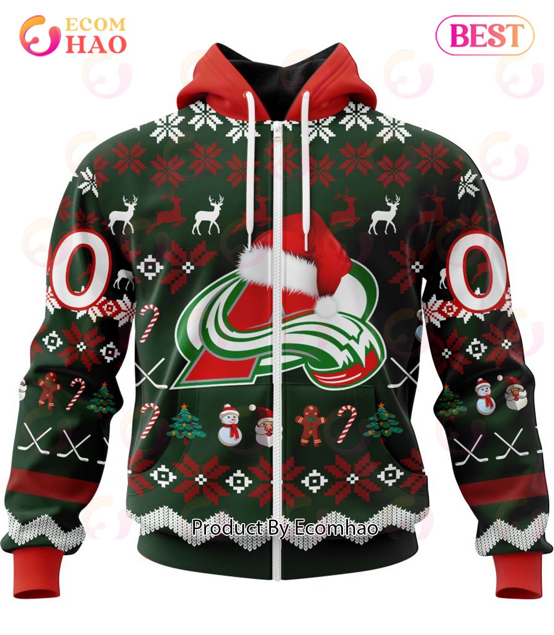 NHL Colorado Avalanche Specialized Christmas Design Gift For Fans 3D Hoodie