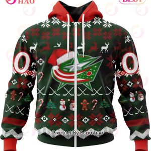 NHL Columbus Blue Jackets Specialized Christmas Design Gift For Fans 3D Hoodie