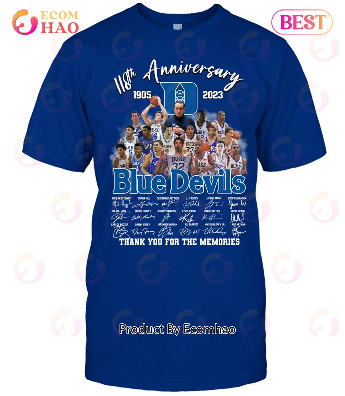 118th Anniversary 1905 – 2023 Blue Devils Thank You For The Memories T-Shirt