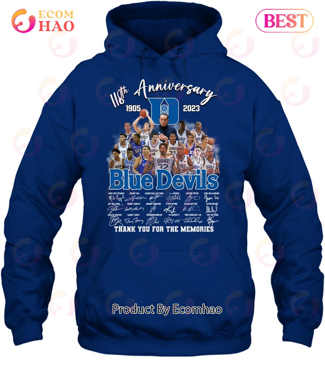 118th Anniversary 1905 – 2023 Blue Devils Thank You For The Memories T-Shirt