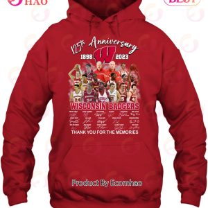 125th Anniversary 1898 – 2023 Wisconsin Badgers Thank You For The Memories T-Shirt