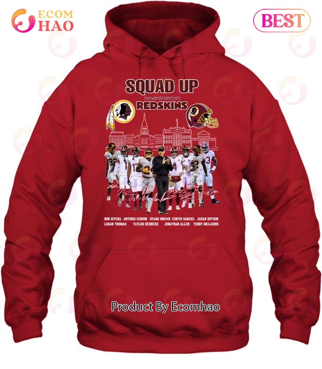 Squad Up Washington Redskins Unisex T-Shirt