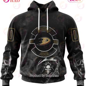 NHL Anaheim Ducks Specialized Kits For Rock Night 3D Hoodie