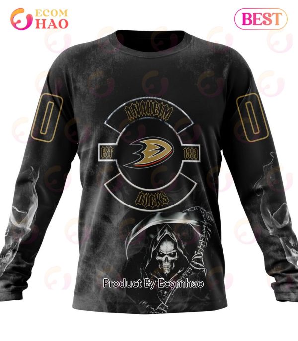 NHL Anaheim Ducks Specialized Kits For Rock Night 3D Hoodie