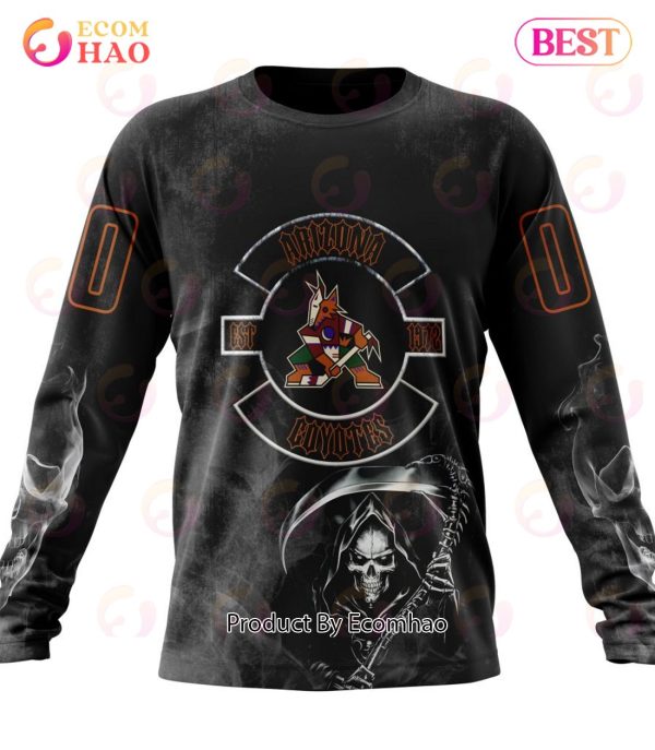 NHL Arizona Coyotes Specialized Kits For Rock Night 3D Hoodie