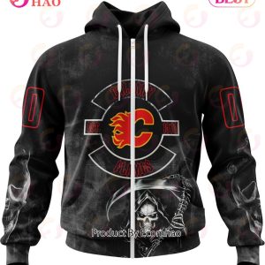 NHL Calgary Flames Specialized Kits For Rock Night 3D Hoodie
