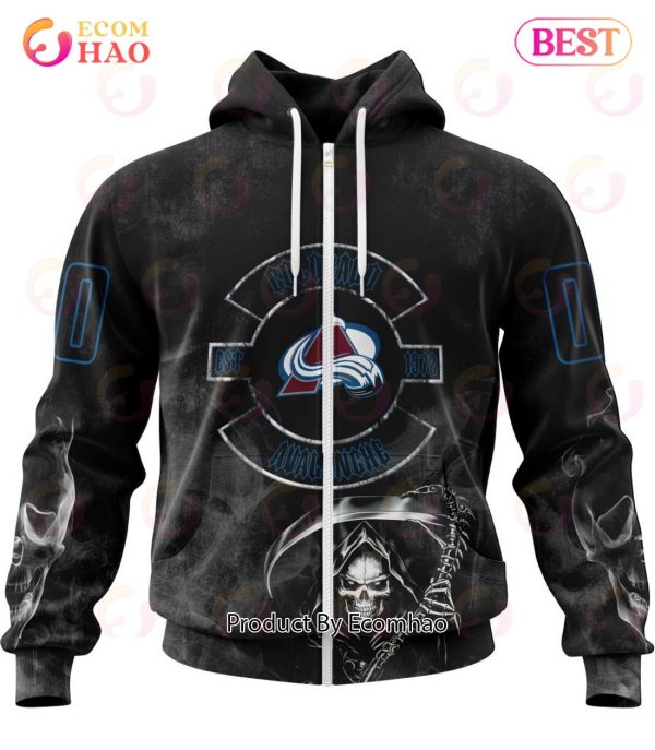 NHL Colorado Avalanche Specialized Kits For Rock Night 3D Hoodie