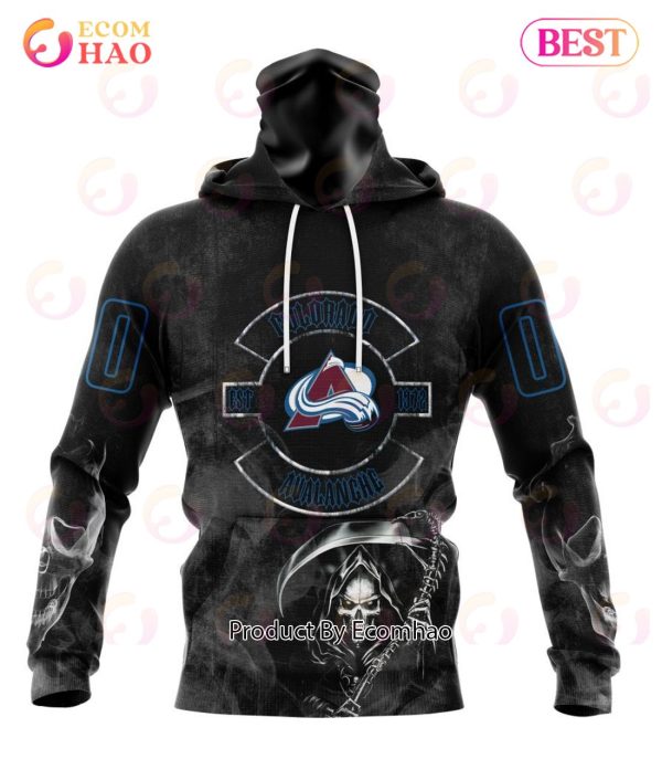 NHL Colorado Avalanche Specialized Kits For Rock Night 3D Hoodie