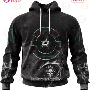 NHL Dallas Stars Specialized Kits For Rock Night 3D Hoodie
