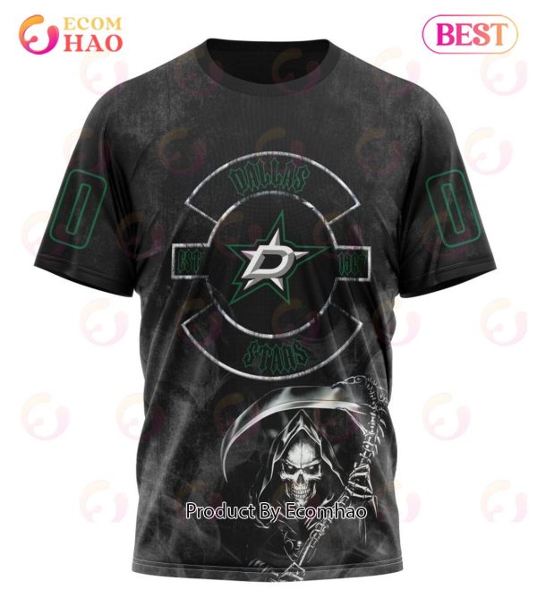 NHL Dallas Stars Specialized Kits For Rock Night 3D Hoodie