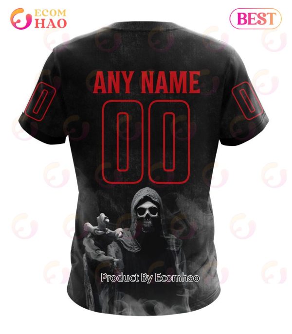 NHL Detroit Red Wings Specialized Kits For Rock Night 3D Hoodie