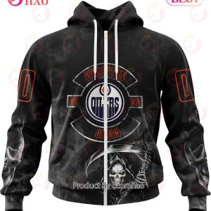 NHL Edmonton Oilers Specialized Kits For Rock Night 3D Hoodie