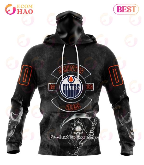 NHL Edmonton Oilers Specialized Kits For Rock Night 3D Hoodie