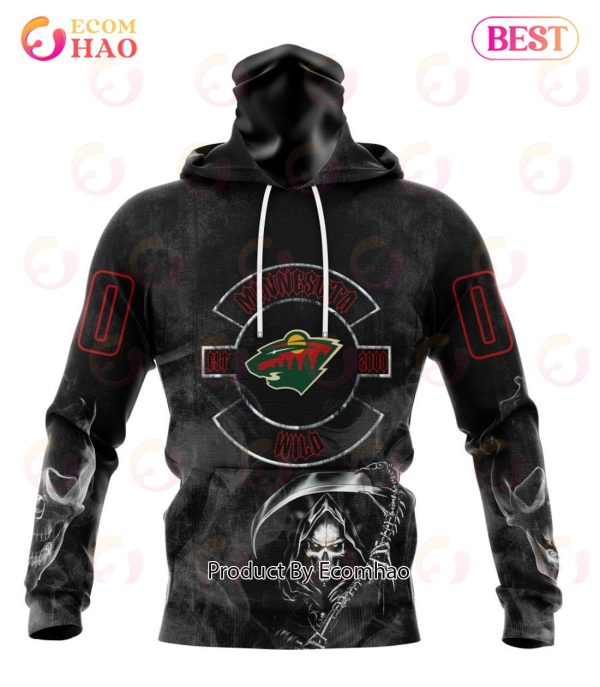NHL Minnesota Wild Specialized Kits For Rock Night 3D Hoodie