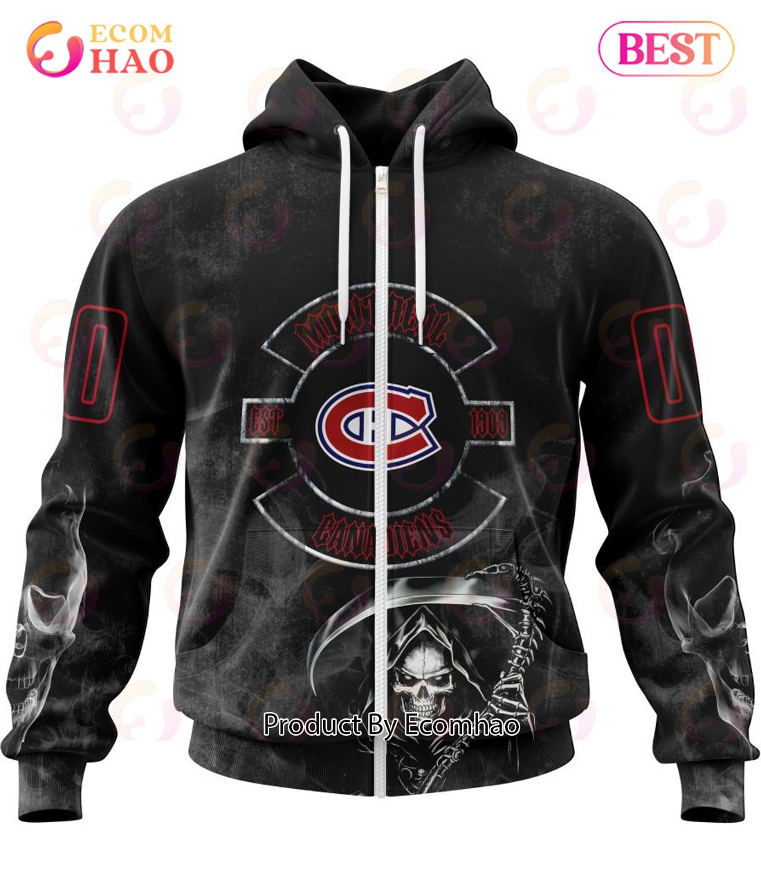 NHL Montreal Canadiens Specialized Kits For Rock Night 3D Hoodie