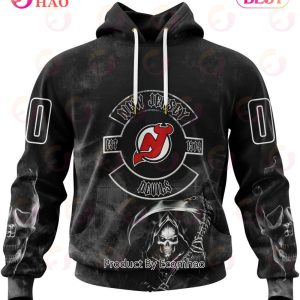 NHL New Jersey Devils Specialized Kits For Rock Night 3D Hoodie