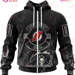 NHL New Jersey Devils Specialized Kits For Rock Night 3D Hoodie
