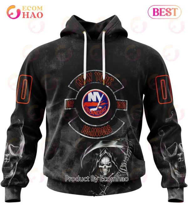 NHL New York Islanders Specialized Kits For Rock Night 3D Hoodie