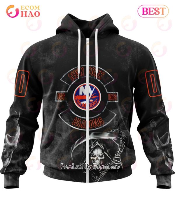 NHL New York Islanders Specialized Kits For Rock Night 3D Hoodie