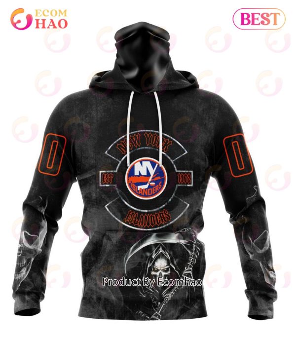 NHL New York Islanders Specialized Kits For Rock Night 3D Hoodie