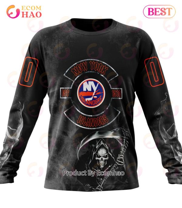 NHL New York Islanders Specialized Kits For Rock Night 3D Hoodie