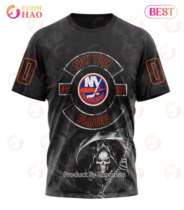 NHL New York Islanders Specialized Kits For Rock Night 3D Hoodie