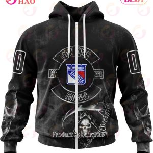 NHL New York Rangers Specialized Kits For Rock Night 3D Hoodie